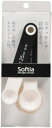 Softia 少々スプーン付 計量スプーン 4P set ブラック C-3697 パール金属