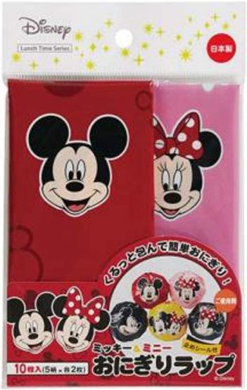 乐天商城 - 【ディズニーミッキー&ミニー】おにぎりラップ 165285 トルネ TORUNE