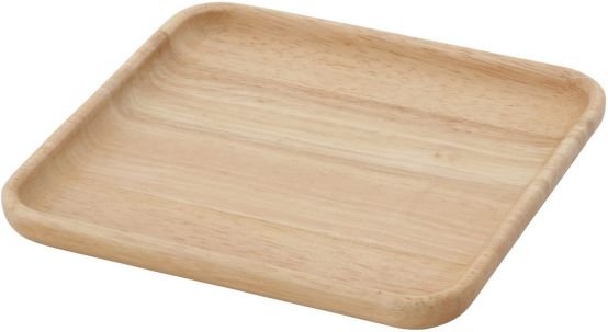 木製食器///////////////\' - 木製 スクエア 62201 ディッシュ M ボヌール 96220 不二貿易