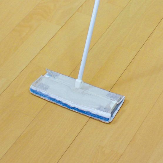 アズマ フローリングワイパー 83015 ワイパー取付モップフロア水拭き 約29×14cm シ...