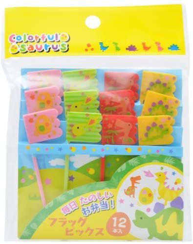 【SS期間10%OFF】カラフル 620662 サウルス フラッグピックス 12本入