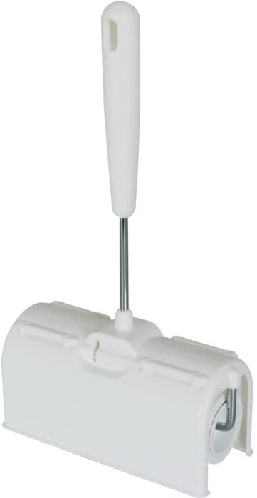 カーペットクリーナー ぱたぱた粘着ローラーH 幅16cm高さ31cm奥行7.5cm ホワイトカバー 一体式 AZ357WH アズマ工業