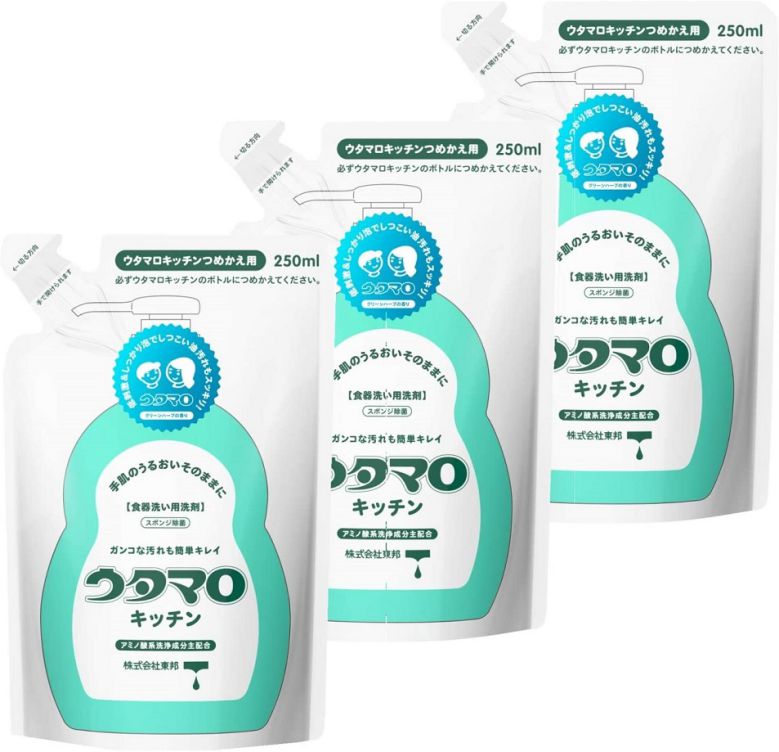 乐天商城 - 【まとめ買い】ウタマロキッチン 詰替 250ml 【×3個セット】 まとめ買い 詰め替え つめかえ