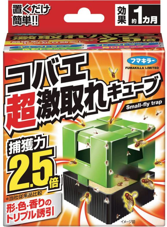 Rakuten - コバエ 激取れキューブ 1個 小蠅 こばえ 捕獲 撃退 誘引 トラップ キッチン 台所 コバエ対策