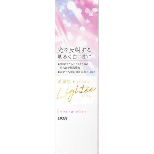 Lightee Lighteeハミガキ ホワイトローズミント 100g ※1注文につき1点まで