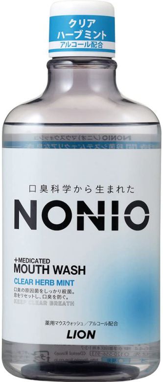 乐天商城 - LION ライオン ノニオ NONIO マウスウォッシュ クリアハーブミント 600ml