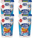 ティンクル トイレ用 直射・泡2wayスプレー 替え 250ml 【×4個セット】 大日本除虫菊 詰替え 詰め替え 替え 詰換え