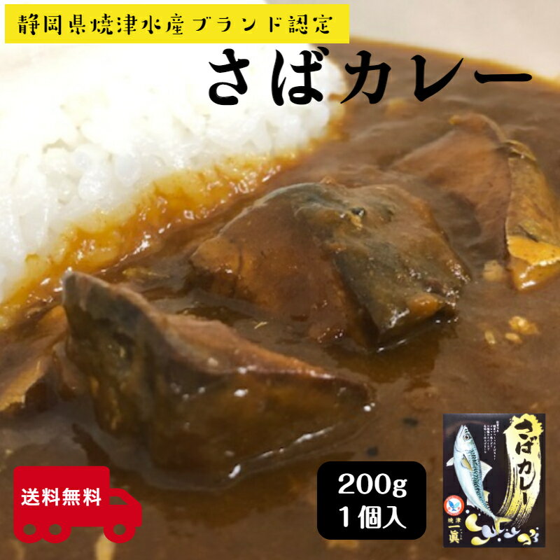 1000円 ポッキリ 【ネコポス送料無料】 さばカレー 1個 200g入 1人前 静岡県 焼津 水産ブランド認定 金華さば使用 鯖専門店のあまる齋藤商店 国産さば カレー