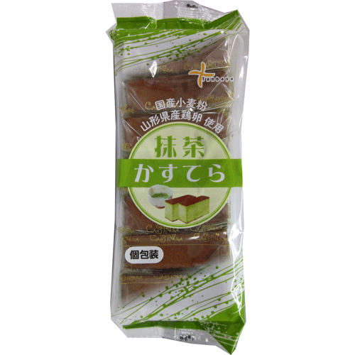 たんばや製菓　抹茶かすてら　個包装7個入りのサムネイル