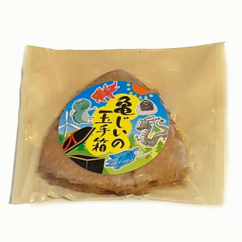 ●名称：焼菓子 ●原材料名：無塩バター、小麦粉、うるち米(山形県庄内町産)、黒糖、グラニュー糖、醤油、はちみつ、調味料(アミノ酸等)、(一部に乳成分・小麦・大豆を含む) ●内容量：1個 ●賞味期限：商品に記載 ●製造者：社会福祉法人庄内町社会福祉協議会ひまわり園庄内町出身で幻の米「亀ノ尾」の生みの親である亀じいこと阿部亀治。 そんな亀ノ尾を使用した黒糖しょうゆ味の焼菓子です。 庄内町の障害者施設「ひまわり園」で手作りしています。