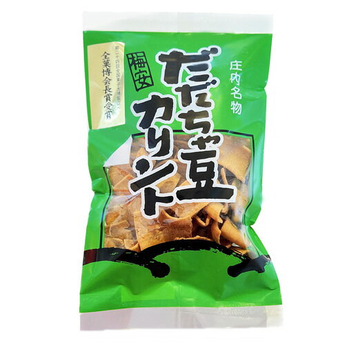 日本一おいしく高価な枝豆との呼び名が高い「だだちゃ豆」ホクホクの食感と甘味が特徴。 美容と健康にお気遣いされる方にもおすすめです。 昔ながらの技巧そのままに現代風にアレンジしたおいしいかりんとうです。 ●名称：菓子(油菓子) ●原材料名：小麦粉(アメリカ産)、砂糖、枝豆(山形県鶴岡市産だだちゃ豆)、卵、オリゴ糖、植物油／膨張剤 ●内容量：110g ●賞味期限：商品に記載 ●製造者：菓子の梅安 梅木欣一