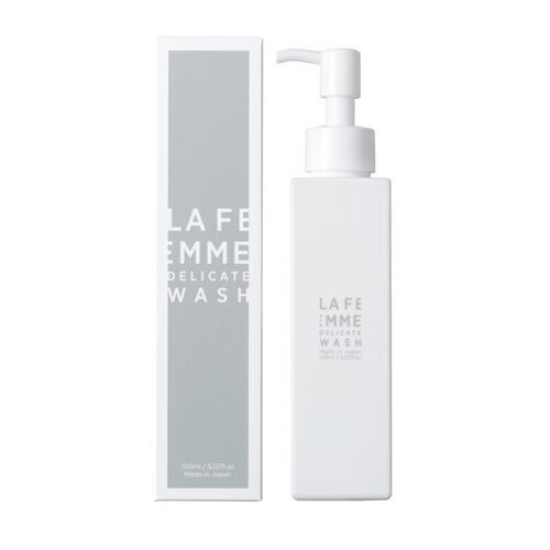 LA FEMME デリケート ウォッシュ 150ml || ボディケア 保湿 女性 潤滑 ユーカリ ラベンダー うるおい 自然由来成分ル おしゃれ しっとり 潤い マタニティ マッサージ デリケートゾーン 産前 産後 妊娠期 妊婦 ラファム