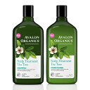 AVALON ORGANICS シャンプー コンディショナー ティーツリー セット || セット ヘアケア 頭皮 ノンシリコン エイジングケア アロエ ア..