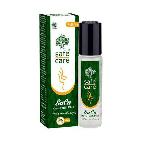 SafeCare ユーカオイル ロールオン 10mL || セーフケア リフレッシング ロールオンアロマ 香り 天然精油 オレンジ セイヨウハッカ レモン インドネシア 旅行 アウトドア オフィスワーク ドライブ 植物オイル 保湿 リフレッシュ