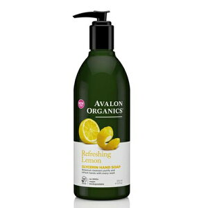 AVALON ORGANICS ハンドソープLM レモン || ハンドソープ ノンシリコン おしゃれ ボトル アロマ アロマオイル 粗品 挨拶 キッチン 本体 引っ越し 無添加 容器 グレープフルーツ レモン カモミール 保湿