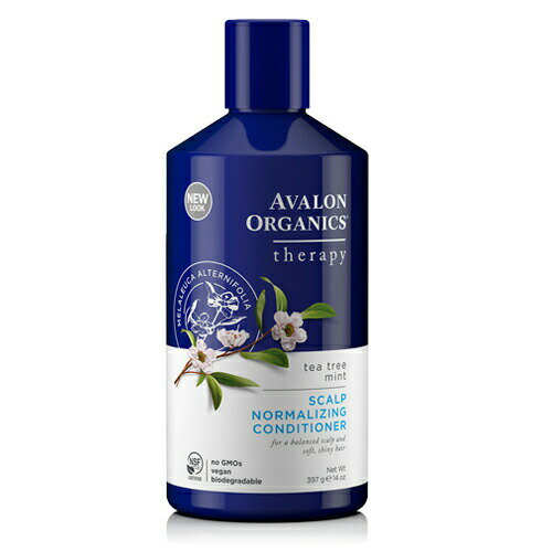 AVALON ORGANICS スカルプコンディショナーTM ティーツリーミント || ノンシリコン コンディショナー スカルプ 頭皮 抜け毛 オーガニッ..