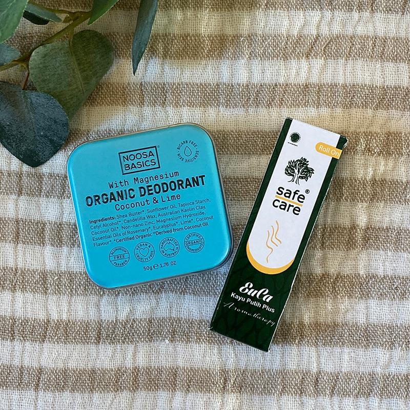 NOOSA BASICS ギフトセット || ギフト プレゼント おしゃれ オーガニック 制汗 保湿 ボディケア サスティナブル 天然精油 敏感肌 ヴィーガン ココナッツ ヌーサベーシクス ロールオン Safe Care アロマ amasia-10006778 amasia store サンプル画像2