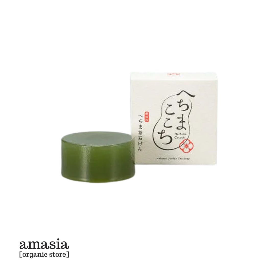 へちまここち 国産 へちま茶石けん 80g| へちまここち 無農薬 ナチュラル 国産 へちま ご当地コスメ ナチュラル