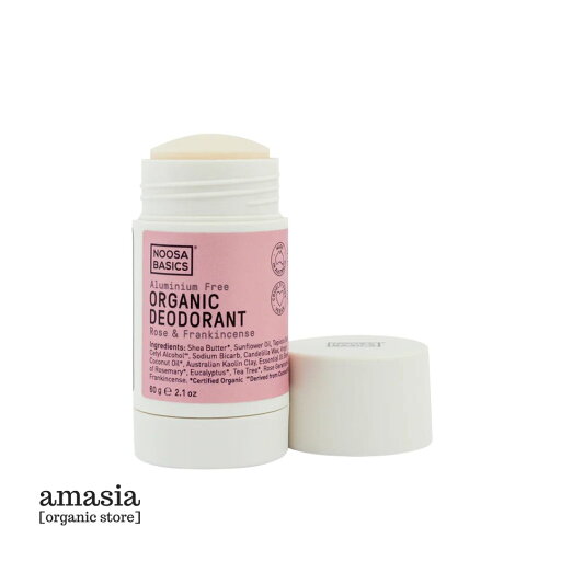NOOSA BASICS デオドラントスティック 60g ローズ&フランキンセンス|| ヌーサベーシックス デオドラント 匂い対策 ロールオン 汗 アルミニウムフリー NOOSA BASICS デオドラントスティック 60g ローズ&フランキンセンス|| ヌーサベーシックス デオドラント 匂い対策 ロールオン 汗 アルミニウムフリー