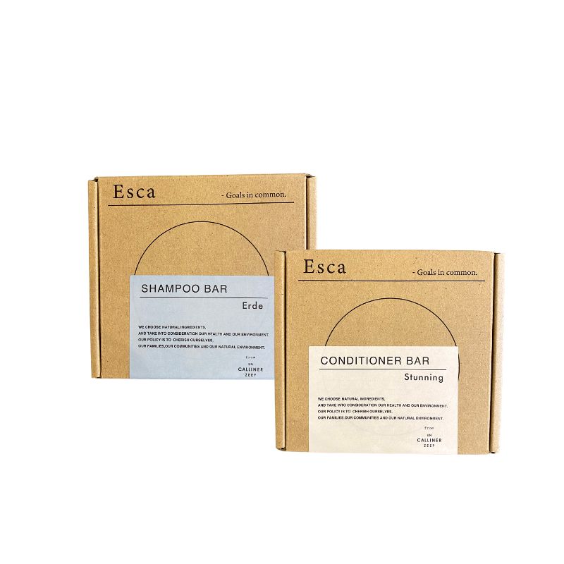 【スーパーセール対象商品】Esca シャンプーバー Erde コンディショナーセット
