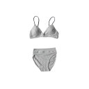 SISI FILLE BRA MAYA Pearl Gray & SHORTS ROSA Pearl Gray セット Lサイズ||シシフィーユ オーガニックコ...