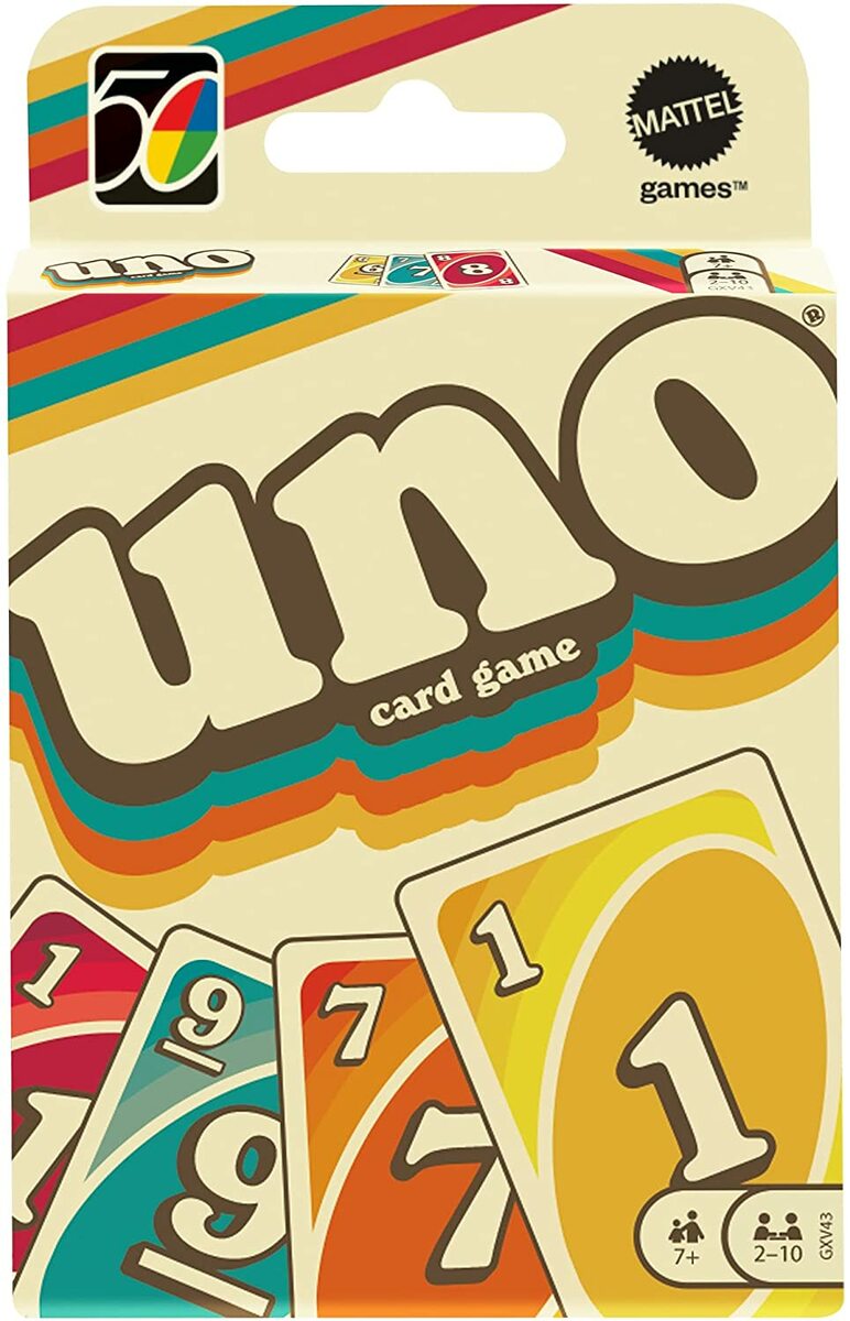 マテル ゲーム ウノ UNO アイコニック 1970年代版 GXV43