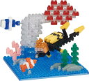 ナノブロック アワードセレクション スキューバダイビング NBC_276 nanoblock AWARD 商品化企画 「nanoblock AWARD 2014-2015」にてUnder200pcs部門準グランプリを獲得した「スキューバダイビング」を商品化。ダイバー、魚を間接パーツで浮かすことで海中を巧みに表現。200ピース以内という制限の中、奥深い世界観が広がります。難易度:3/5ピース数:180pcs 5