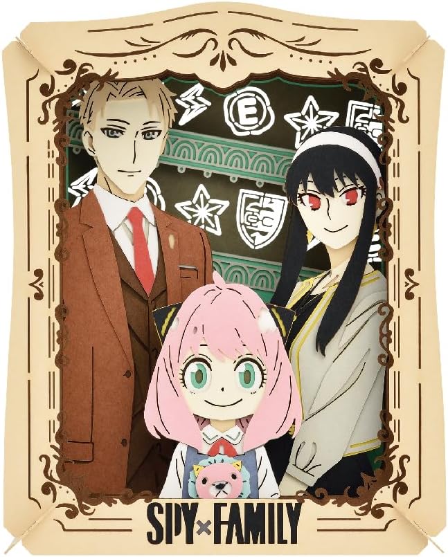 エンスカイ ペーパーシアター SPY×FAMILY ファミリー PT-248 ペーパーシアターシリーズは、レーザーで精密にカットされた色紙や木を重ね合わせ、登場するキャラクターの印象的な名シーンを作り上げるクラフトキットです。 5