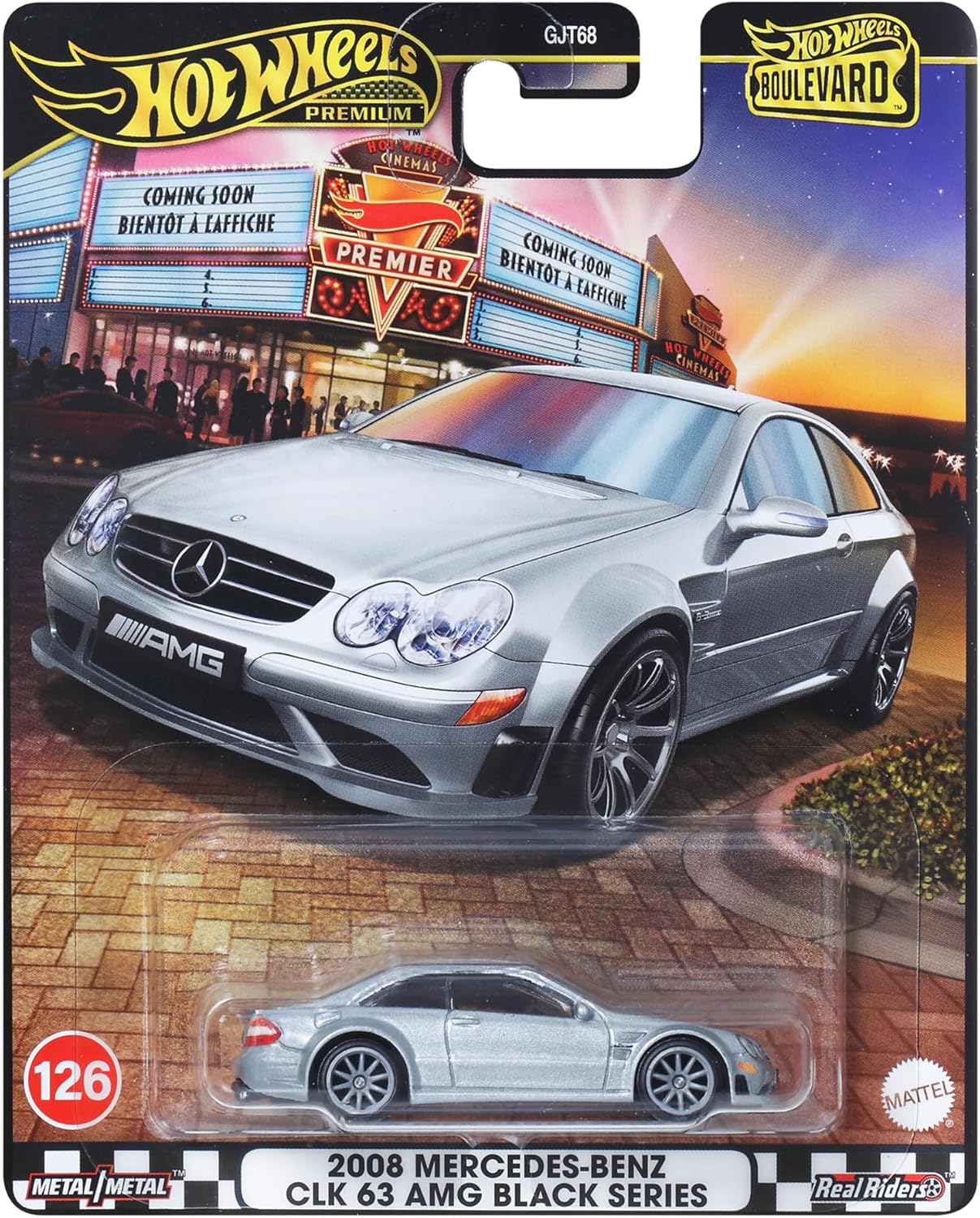 Mercedes Benz - ホットウィール ブールバード 2008 メルセデス・ベンツ CLK 63 AMG ブラック・シリーズ JBL07