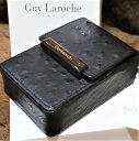 【Guy Laroche】本革製 タバコケース ブラック 黒 ギラロッシュ シガレットケース プレゼント 人気 煙草ケース 箱すっぽりタイプ ギラ・ロッシュ カッコいい おしゃれで素敵な本革製シガレットケース 【上質な革を使用し便利なマグネ...