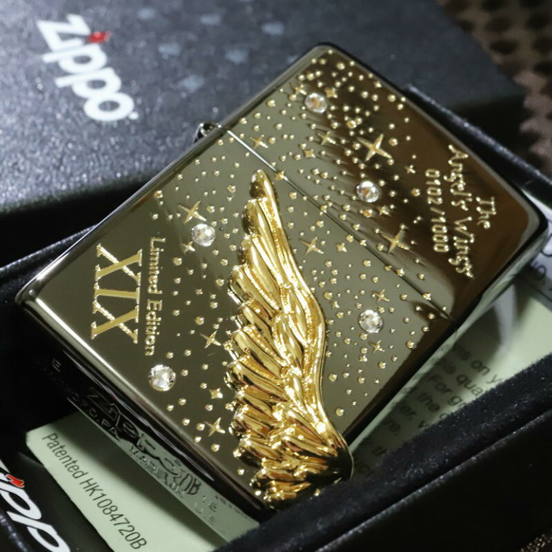 限定モデル zippo 限定ZIPPO ジッポ エンジェルウイング 2019 ブラック 翼 羽 黒 限定モデル 人気 プレゼント おしゃれ 送料無料 PAW かっこいい