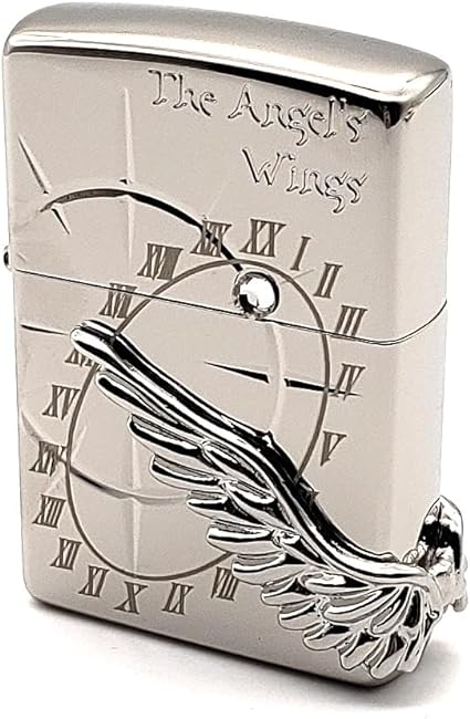 限定ZIPPO 2024 限定 エンジェルウイング プラチナコーティング 2000個限定 銀 シルバー 人気 限定ジッポ プレゼント おしゃれ レア 羽ジッポ 翼 鏡面加工 かっこいい ジッポー ライター PAW