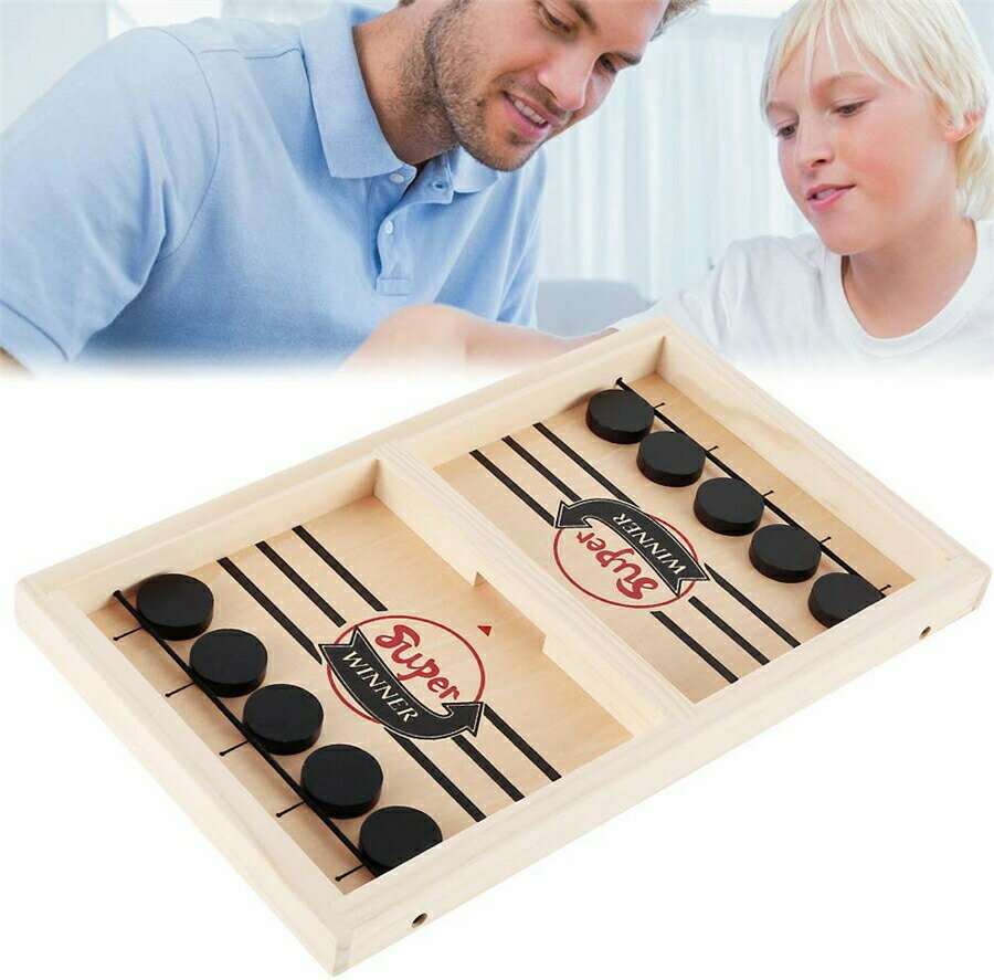 【楽天スーパーSALE】スリングホッケー ボードゲーム 高速対戦ゲーム 卓上おもちゃ 2人用 スピード勝負 パーティー 家族遊び 子供 大人 親子対決 スリング...