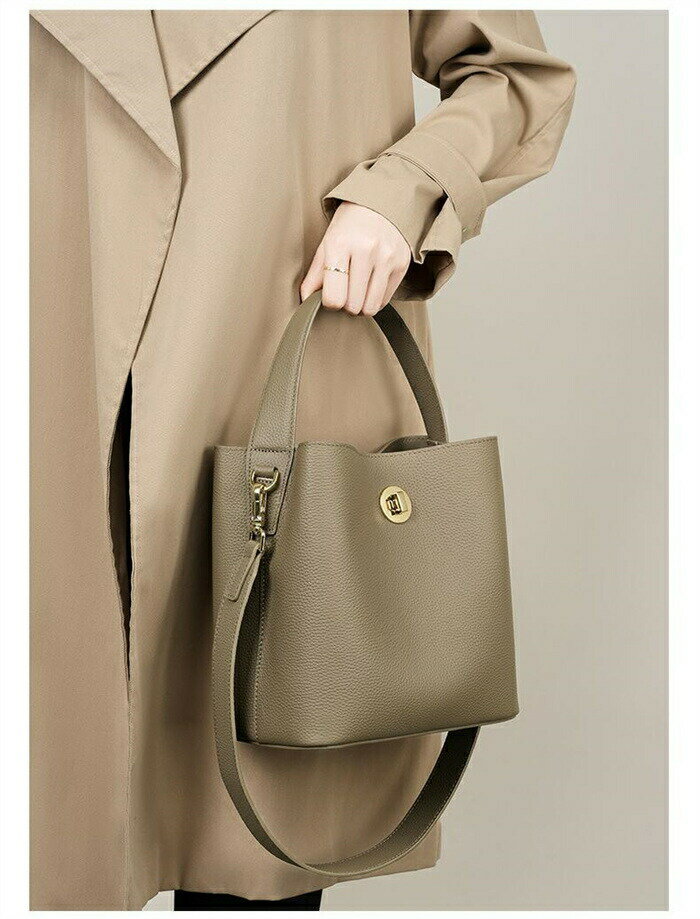 バケツバッグ 本革 ショルダーバッグ レディース ハンドバッグ バッグインバッグ 肩掛けバッグ フォーマル 大容量 本革 レザーバッグ セレモニーバッグ 通勤 お仕事 斜め掛け オシャレ バケツ型 上品 ビジネス 高見え