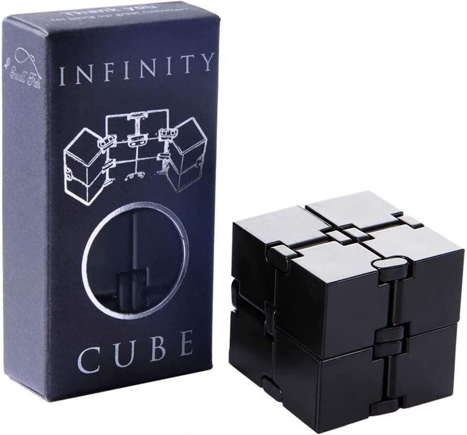 Infinity Cube Fidget Toy, 組立 分解パズル 知育玩具 学習玩具 Sensory Tool EDC Fidgeting Game for Kids and Adults, Cool Mini Gadget Best for Stress and Anxiety Relief and Kill Time 子供と大人のためのストレスと不安の解消とクールなミニガジェットベスト