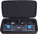 LTGEM Case for Numark DJ2GO2 Touch Compact 2 Deck USB DJ Controller DJ2GO2 Touch用LTGEMケース ハードケース コンパクト 2デッキ USB DJコントローラ DJ用コントローラーケース ブラック