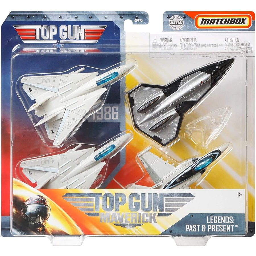 ȥåץ Ʈ Matchbox Sky Busters Top Gun Legends ϷԵ Ϸ ץǥ 4Pack of Toy Aircraft ǲ ȥåץ ȥåץϷ