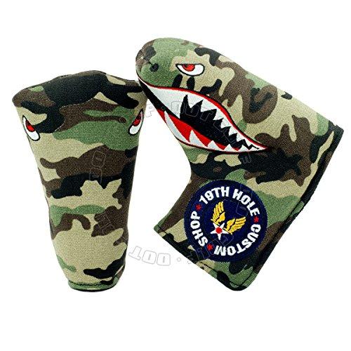 Fighter Plane إåɥС for Blade and Midsize Malletѥ º 19֥ۡ ॷå ƮإåɥС ֥졼ɡߥåɥޥåȥѥ ե顼 Head Covers