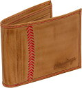 Rawlings [OX Men's Baseball Stitch Bifold, Tan z Yz Men's Wallets 싅