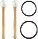 Nuanchu TH-Nuanchu-4330 シンギングボウルマレット シンギングボウル Singing Bowls クリスタルボウル ゴム製 マレット ゴム...