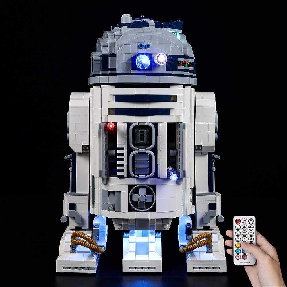 Kyglaring LED照明キット スターウォーズ:R2-D2用 ライトセット レゴ75308ビルディ...