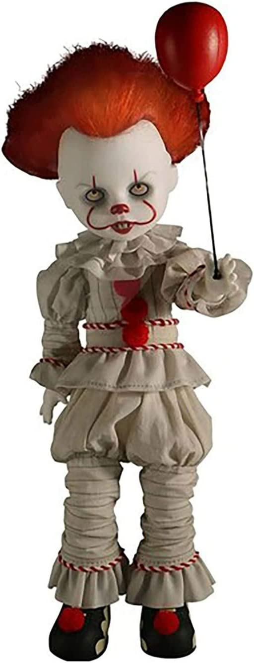 Mezco Toyz リビングデッド ドール IT ペニーワイズ ピエロ 10インチトール（約25cm） 新標準バージョン Living Dead Dolls IT Pennywise Clown 10インチ New Standard Version 人形 並行輸入