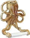 Design Toscano JQ8834 Tentacles Octopus バスルーム トイレット ペーパー ホルダー トイレットペーパーホルダートイレ用品 インテリア 壁掛け タコ デザイナー樹脂製