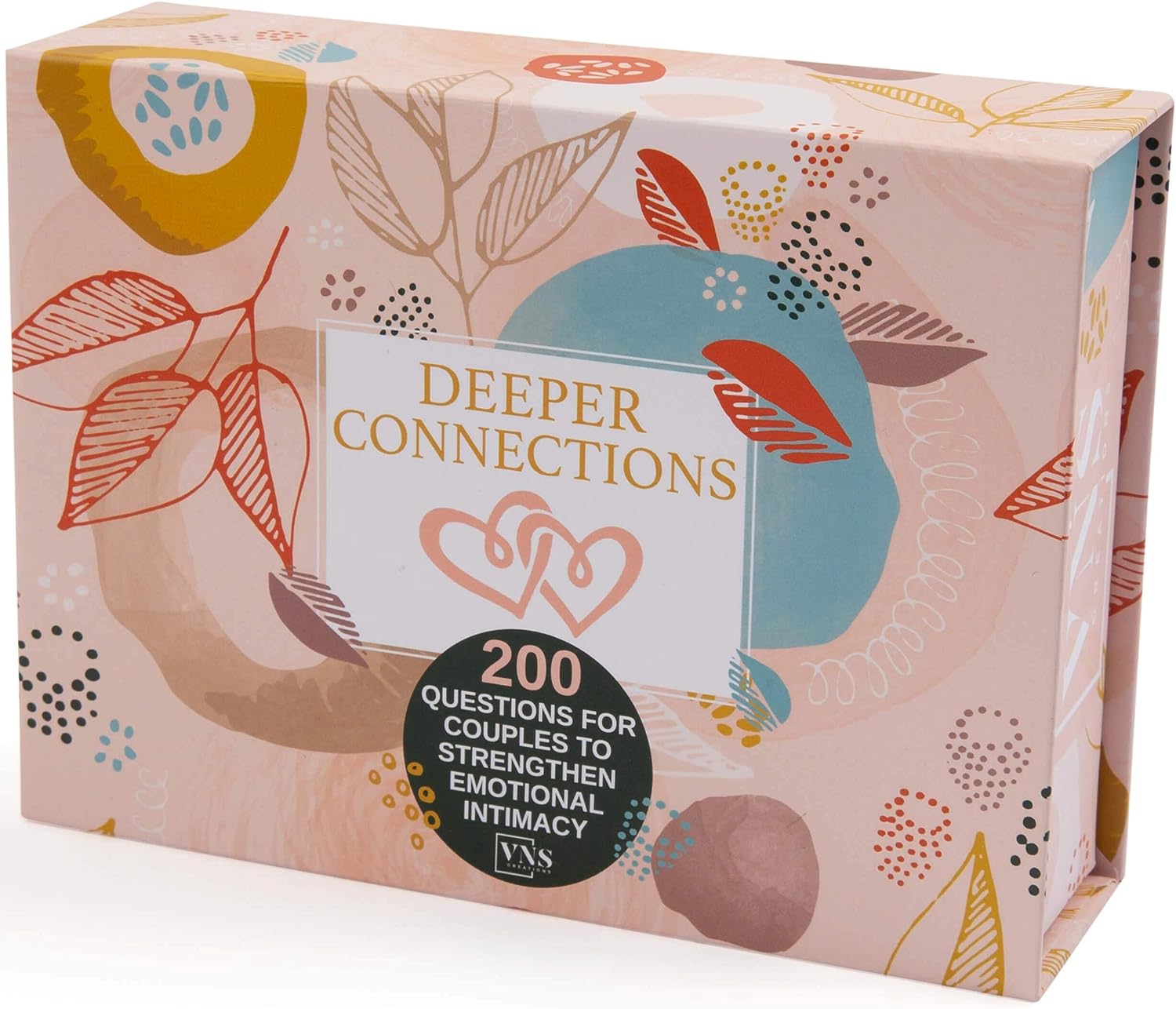 楽天日本小売業販売Deeper Connections カップル向け カードゲーム つながりと再接続 200の有意義な会話のスターター 感情的な親密さを改善 強い関係を築く カップル 楽しい会話カード