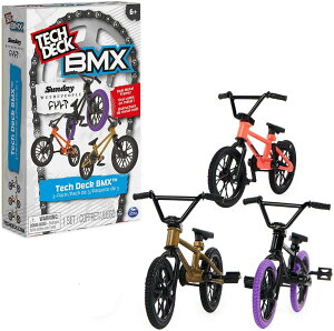 TECH DECK 6065312 BMXフィンガーバイク 3パック コレクター向け おもちゃのフィンガーバイク カスタマイズ可能 ミニBMX自転車玩具 対象年齢6歳以上 子供用おもちゃ
