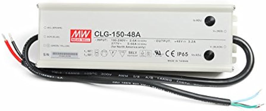 MEAN WELL オリジナルCLG-150-48A 48V 3.2AミーンウェルCLG-150 48V 153.6Wシングル出力LEDスイッチング電源 電源 Power Supplies コンピュータ電源