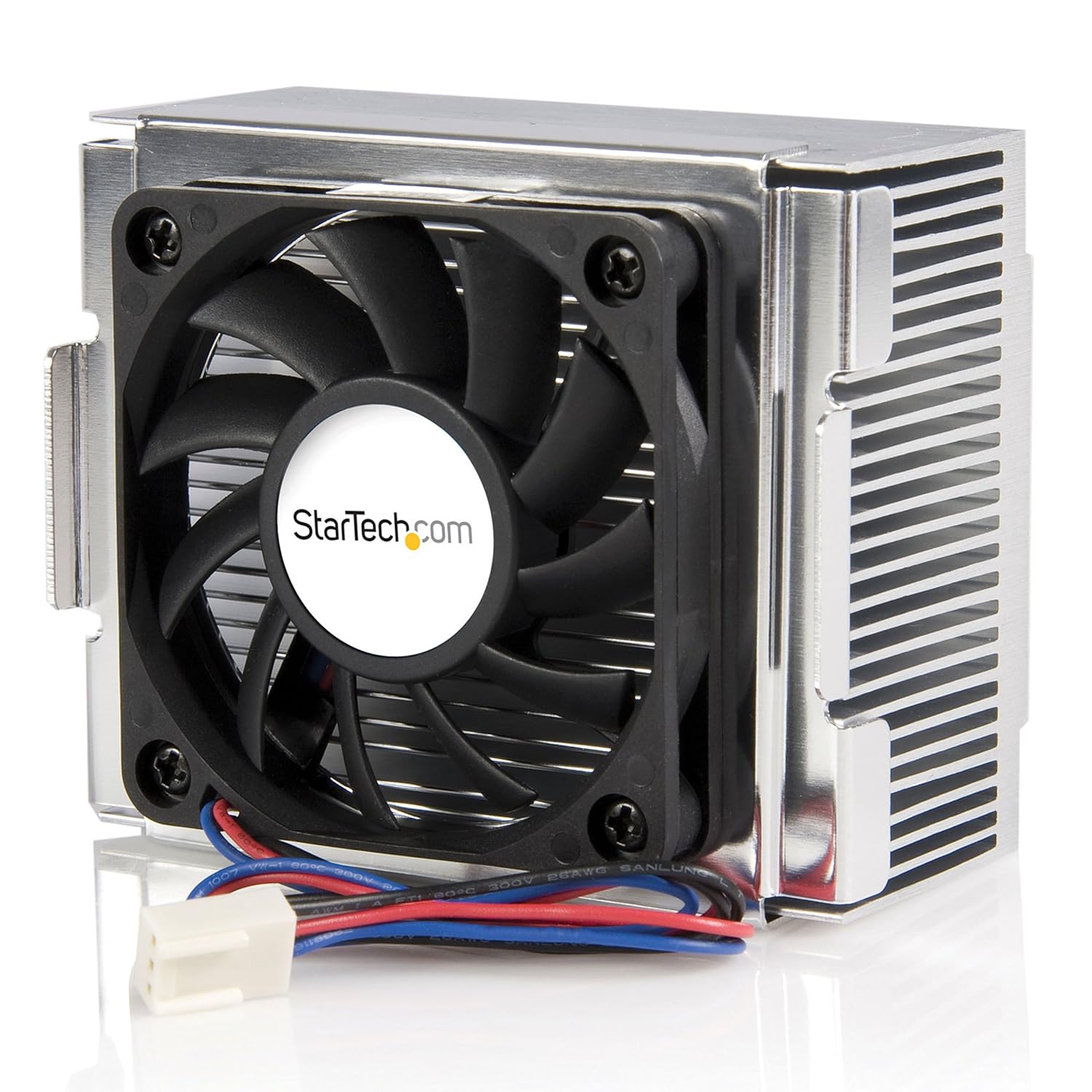 StarTech.com 85x70x50mm ソケット 478 CPUクーラーファン コンピュータCPU冷却ファン ヒートシンク TX3コネクタ付きCPUクーラー FAN478 ブラック