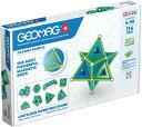 GEOMAG マグネット玩具 子供用マグネット 建築 建設 知育 100%リサイクルプラスチック製 STEM認定 教育用ビルディングセット 114ピース 収納ボックス