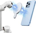 Fotoleey 携帯電話マグネットマウントアダプター Insta360 Flow スマートフォン ジンバル スタビライザー用 金属リング付き マグネットプレート iPhone Samsung Goolgle Nokia に対応 ハンドヘ…