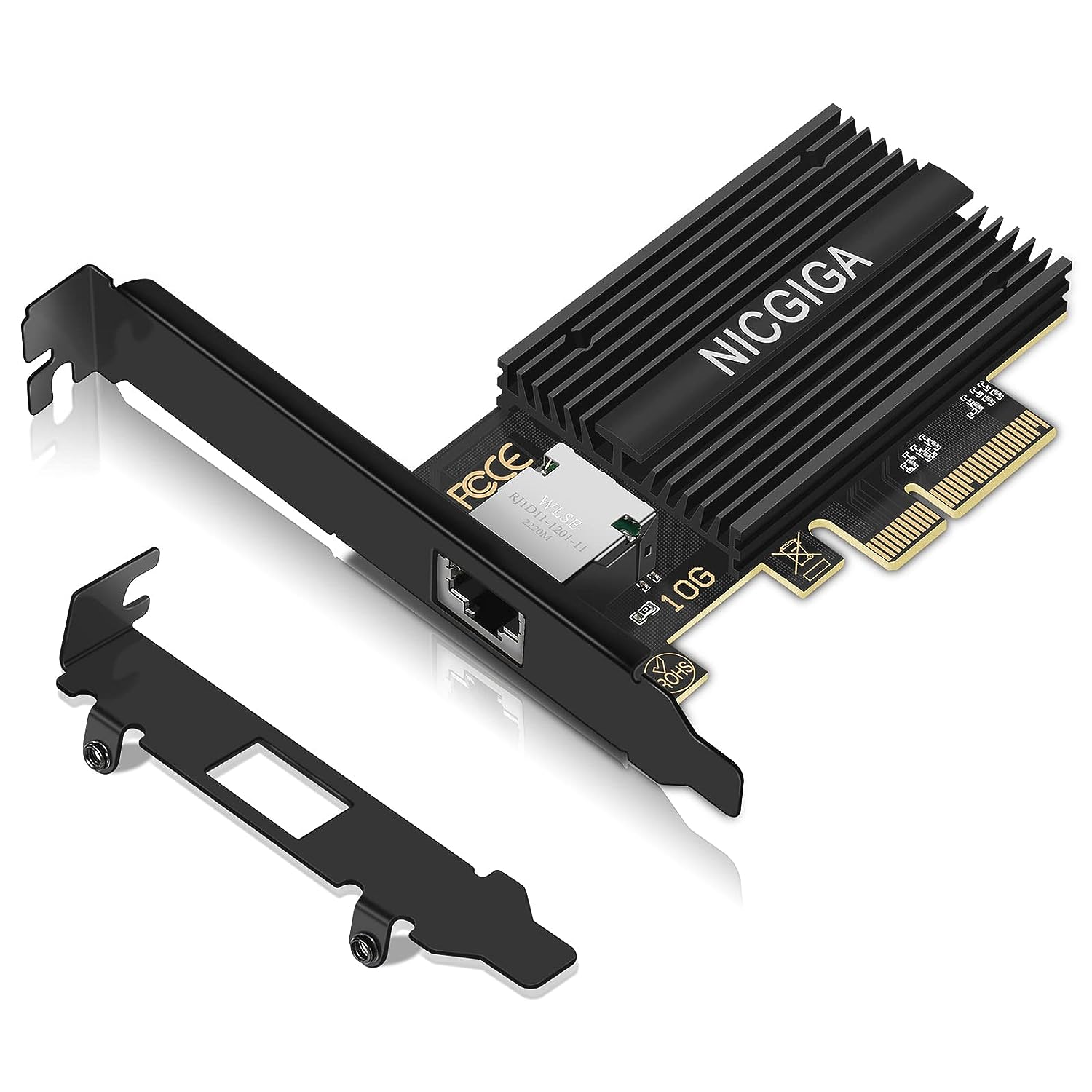 10G Base-T PCI-e ネットワークカード Marvell AQtion AQC113C コントローラ NICGIGA 10Gb イーサネッ..
